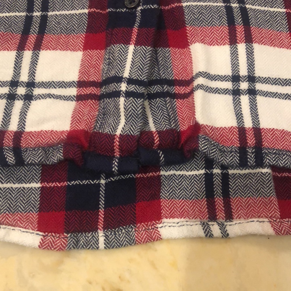 Zara Basic Plaid Button Front Shirt - image 5